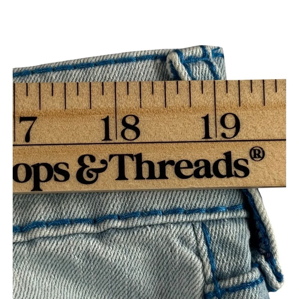 TRUE RELIGION 36 Ricky Big T Jeans Mens Light Wash Straight 701453 NWT